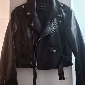 Faux leather jacket